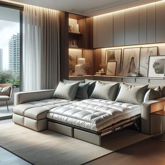 Maximizing Space and Comfort- The Ideal Modular Sofa as a Guest Bed