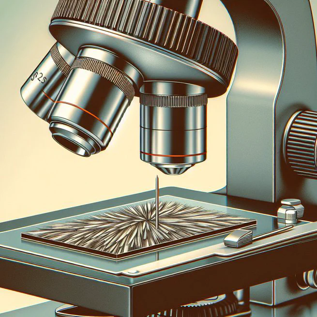 Identifying Fibres Under a Microscope for Asbestos