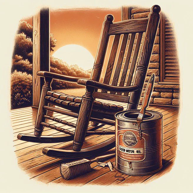 Using Used Motor Oil to Stain Your Rocking Chair- A DIY Guide