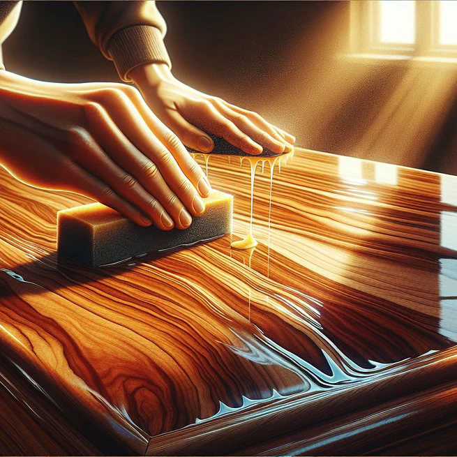 How to Restore a Teak Table with Hard Wax