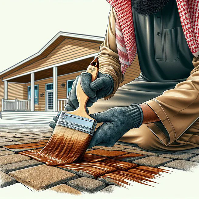 How to Stain Pavers to Match Your Siding